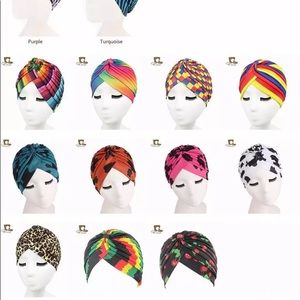 Striped Turbans (Various Colors and Styles)